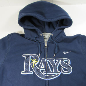NIKE MLB Tampa Bay Rays Blue Boys XL Hoodie Zipper